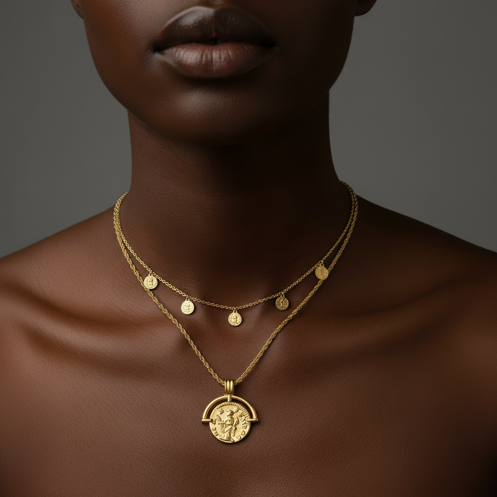 Aurelia Medallion Necklace
