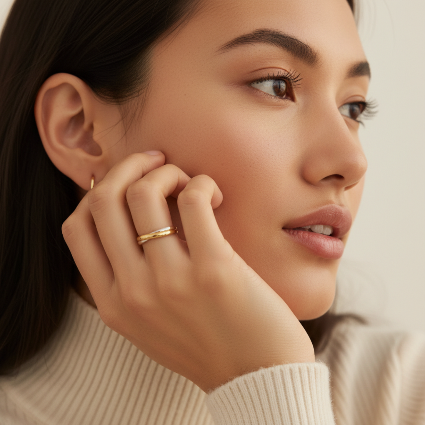 Duo Glow Band Ring
