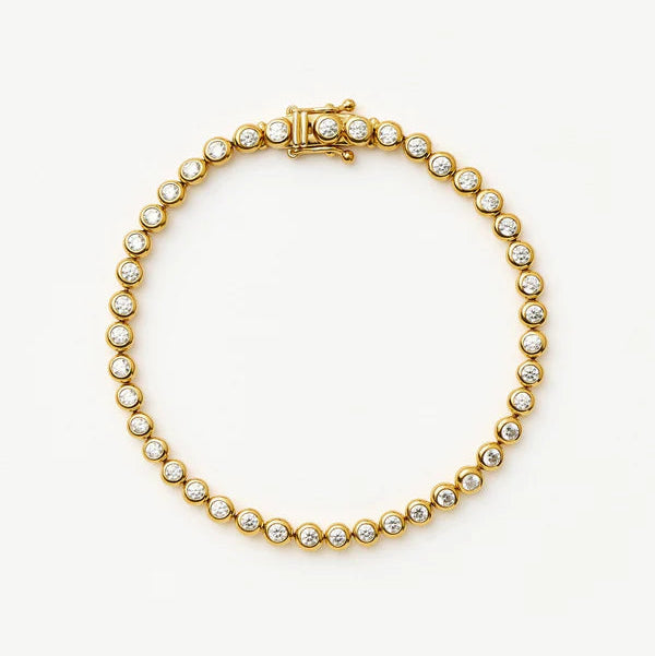 Lumen Bezel Tennis Bracelet