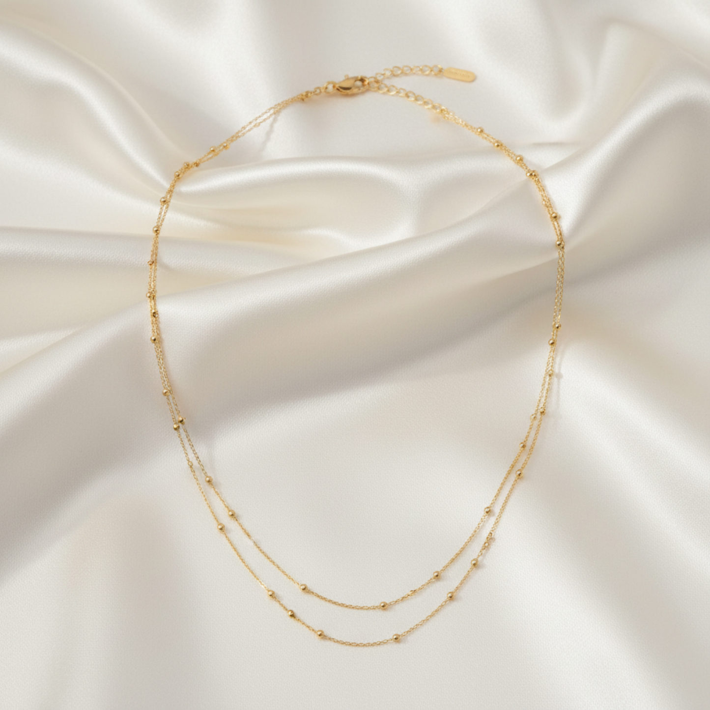 Starlit Bead Layer Necklace